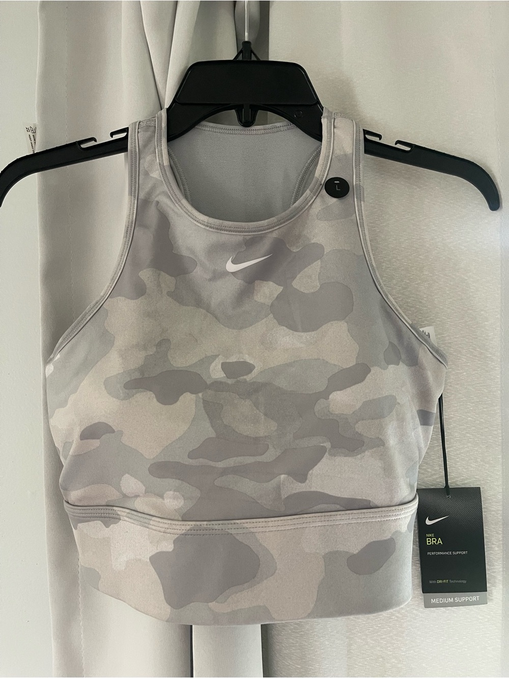 BRAND NEW WITH TAGS Nike Pro Dri Fit Crop Top with Mesh Back Size Large